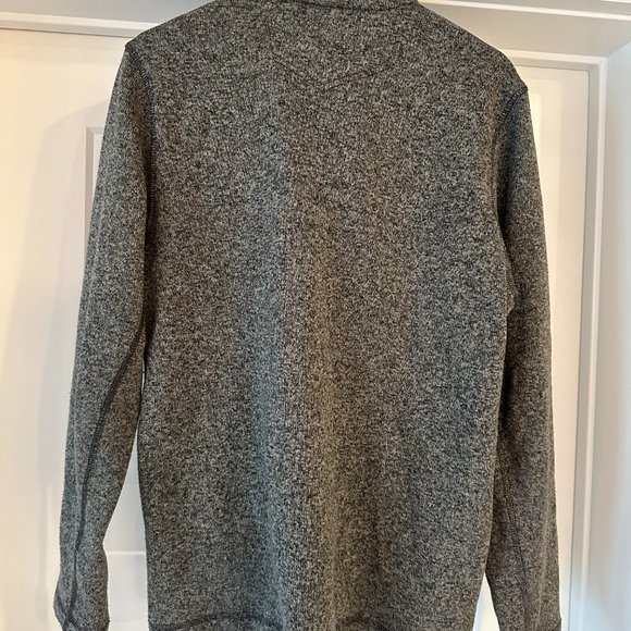 Men's Eddie Bauer Medium Snap Fleece Sweater - Picture 4 of 4